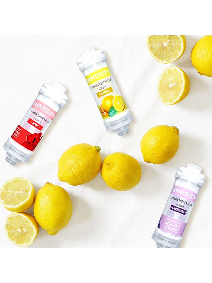 Ionpolis Витаминный фильтр для душа с аром.розы V2 VitaminС external shower Filter rose, 1шт