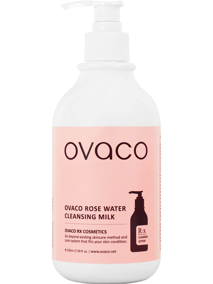 OVACO Молочко для умывания Rose Water Cleansing Milk, 520мл