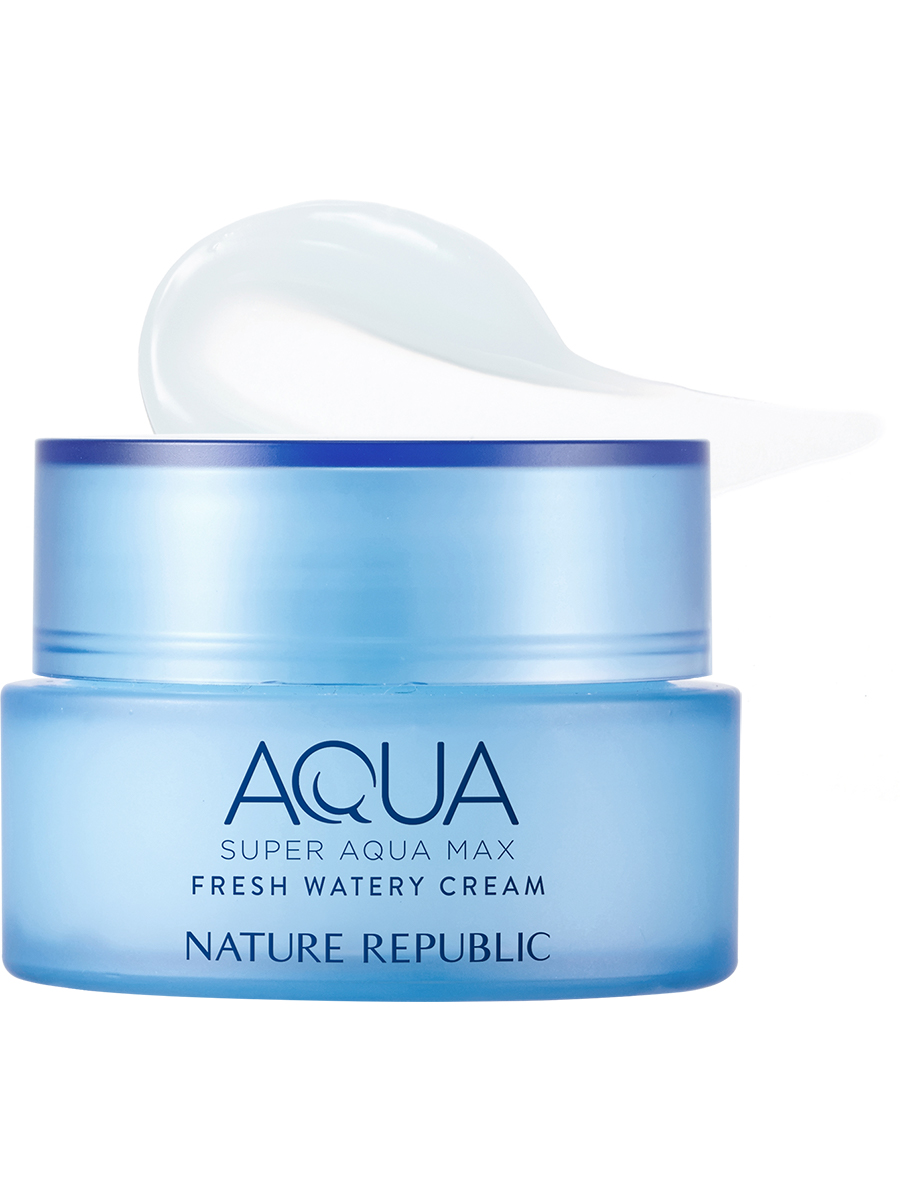 NATURE REPUBLIC Крем для лица для жирной кожи Super Aqua Max Fresh Watery Cream, 80мл