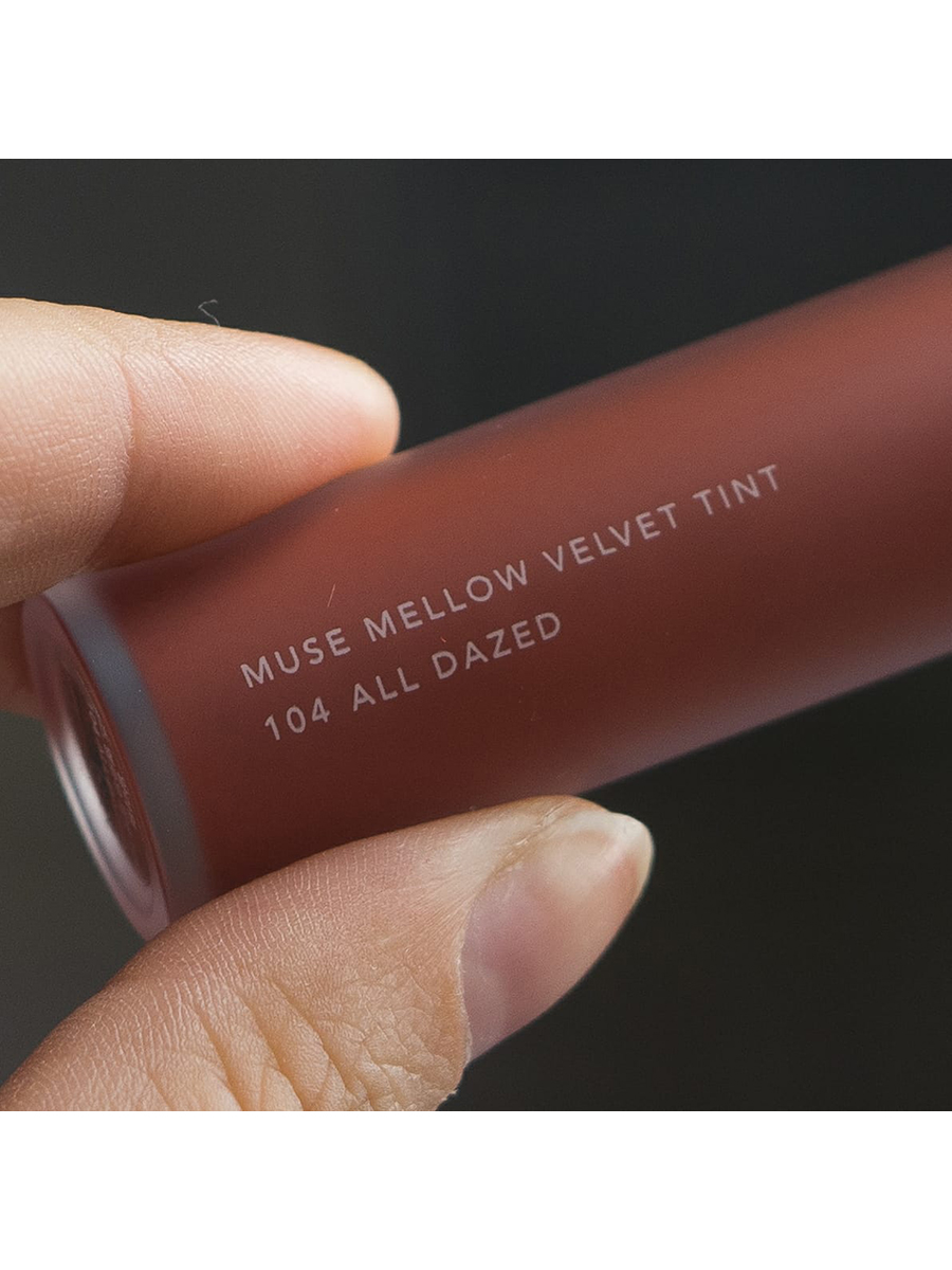 Allione Тинт для губ Muse Mellow Velvet Tint (#104) All Dazed/бежевый нюд, 5,5гр