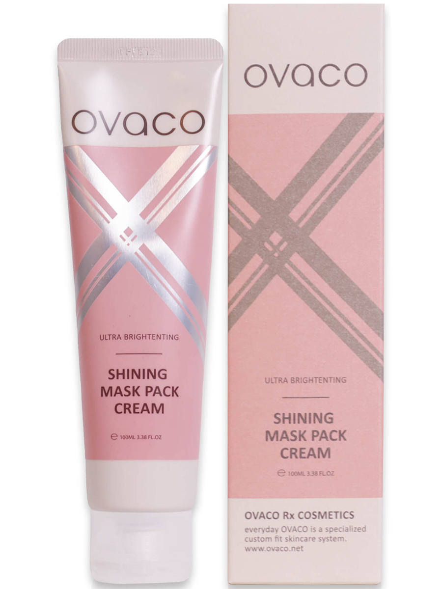OVACO Маска для лица увлажняющая Shining Mask Pack Cream, 100мл