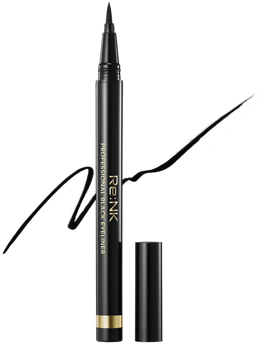 Re:NK Карандаш для глаз жидкий, профессиональный Professional Black Eyeliner, 0,5гр
