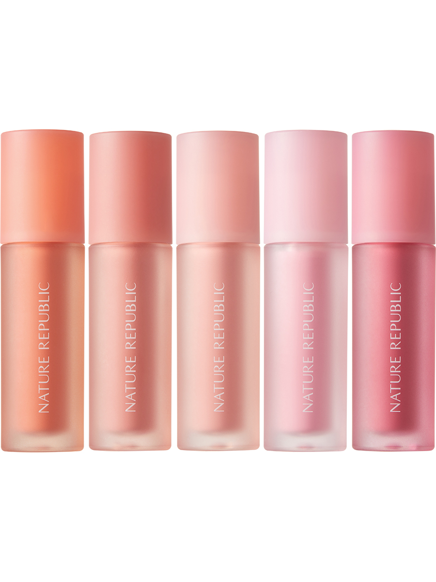 NATURE REPUBLIC Жидкие румяна для лица By Flower Liquid Blusher (05 Milk Magenta), 3,5гр