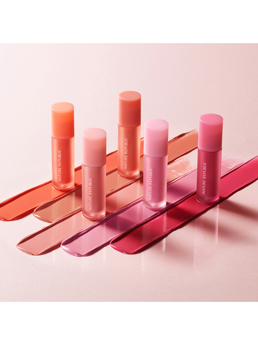 NATURE REPUBLIC Жидкие румяна для лица By Flower Liquid Blusher (05 Milk Magenta), 3,5гр
