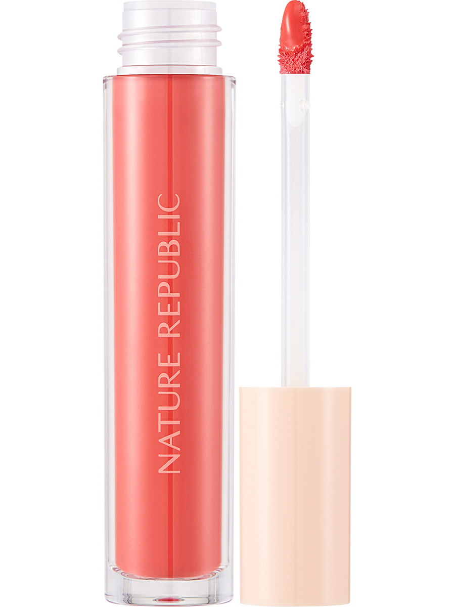 NATURE REPUBLIC Жидкая губная помада By Flower Water Gel Tint (02) Daisy Coral, 5гр