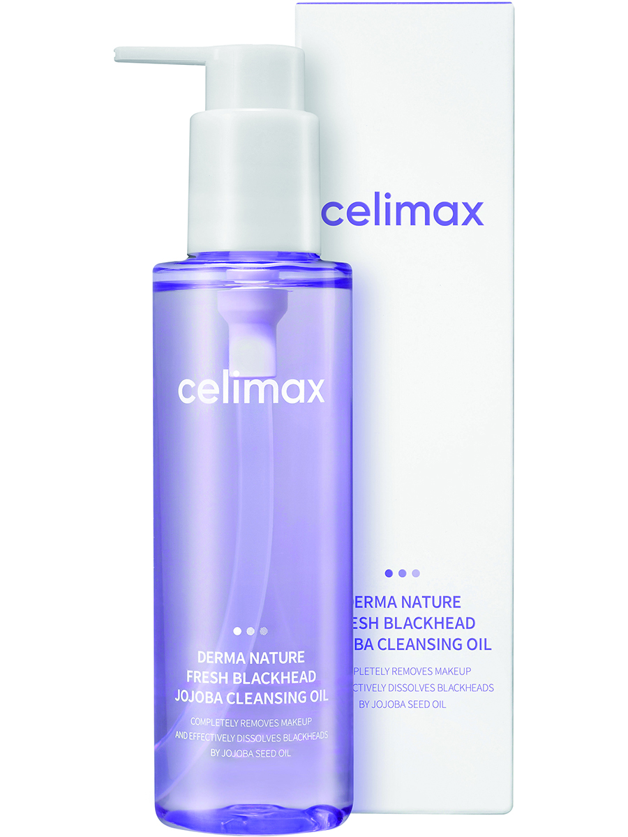 Celimax Гидрофильное масло жожоба для лица Derma Nature Fresh Blackhead Jojoba Cleansing Oil, 150мл