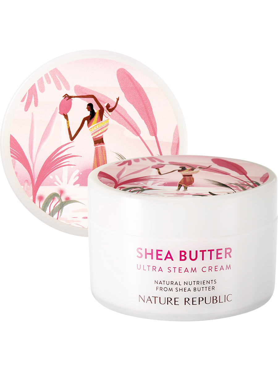 NATURE REPUBLIC Крем для лица на основе масла ши ультраувлаж.Shea Butter Steam Cream_Ultra, 100мл