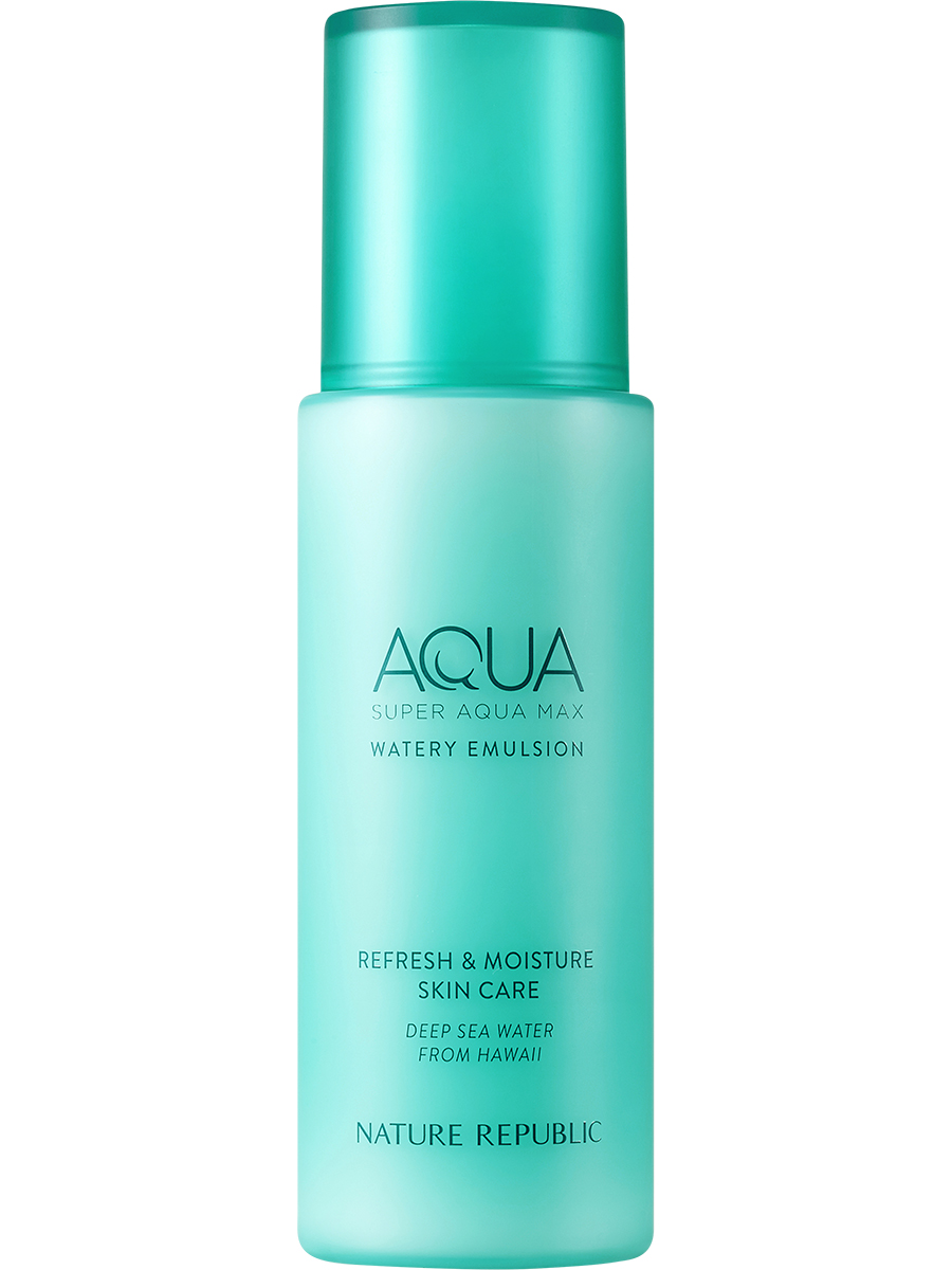 NATURE REPUBLIC Эмульсия для лица увлажняющая Super Aqua Max Watery Emulsion, 130мл