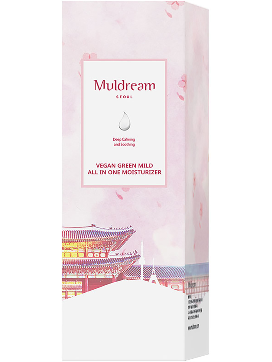 Muldream Веганский универсальный лосьон для лица Vegan Green Mild All in One Moisturizer, 110 мл
