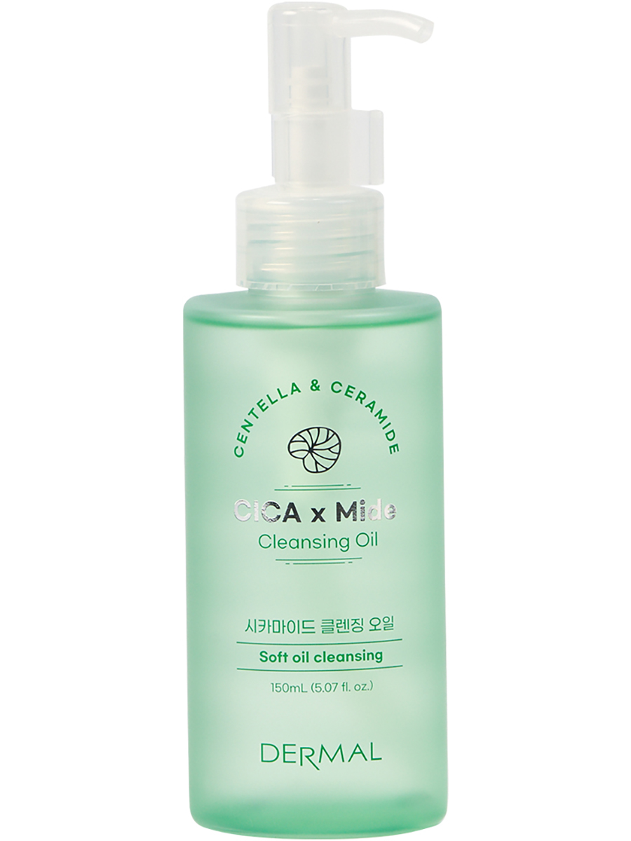 Dermal Гидроф. масло для лица с центеллой азиатской и ниацинамидом CICA x Mide Cleansing Oil, 150мл