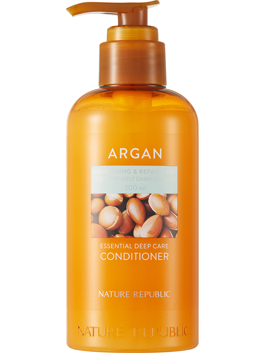 NATURE REPUBLIC Бальзам для волос с аргановым маслом Agran Essential Deep Care Condition, 300мл