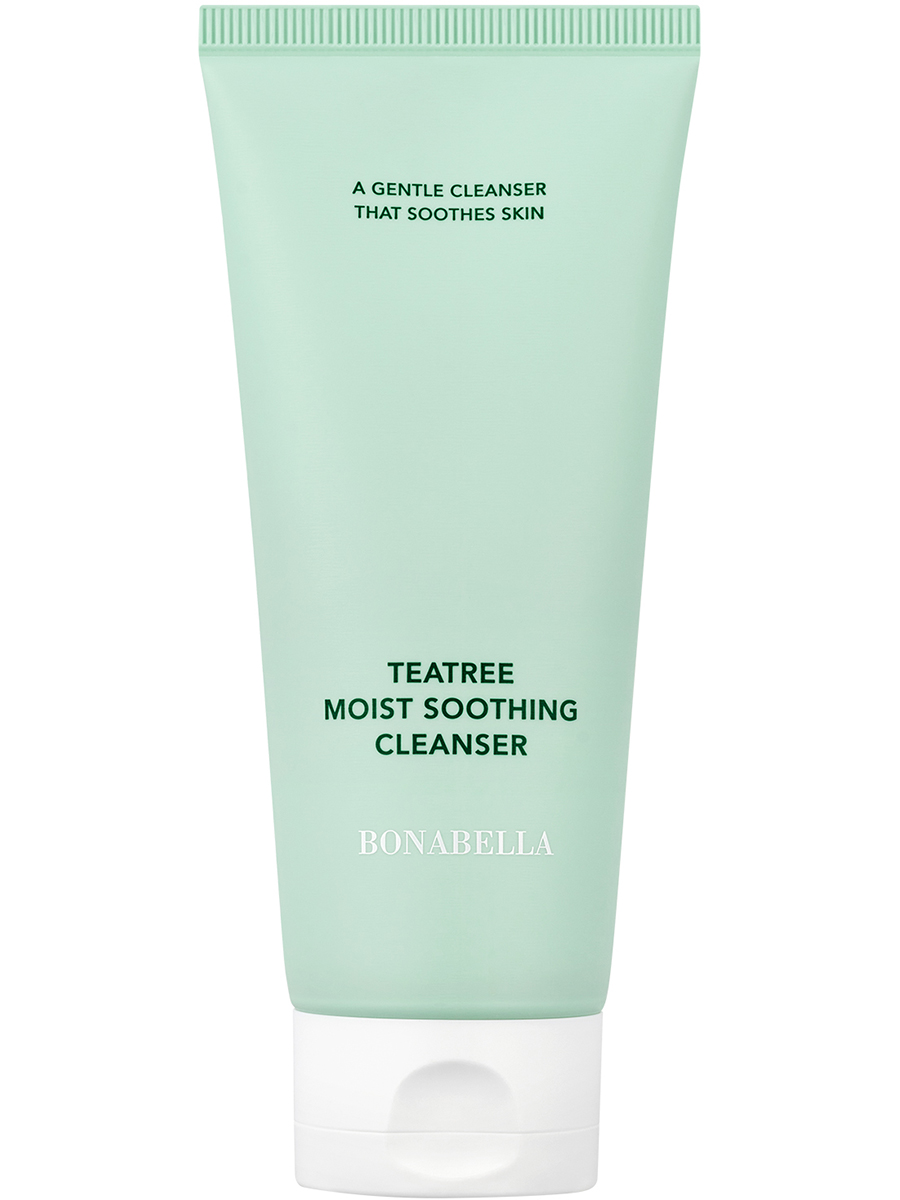 BONABELLA Пенка успок. для умывания с экстр. Чайного дерева Teatree Moist Soothing Cleanser, 120мл