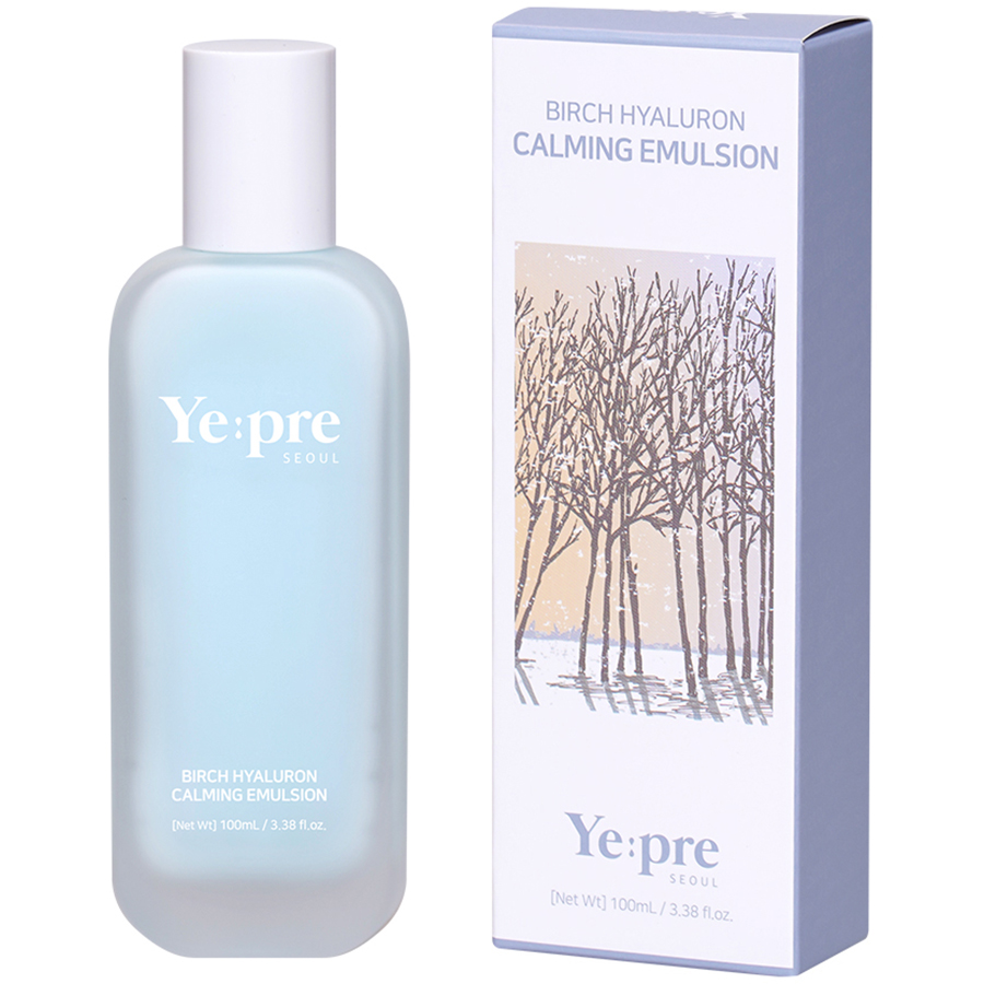 Ye:pre Эмульсия с гиалуроновой кислотой для лица успокаивающая Birch Hyaluron Calming Emulsion,100мл