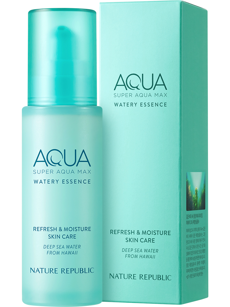 NATURE REPUBLIC Эссенция для лица увлажняющая Super Aqua Max Watery Essence, 42мл