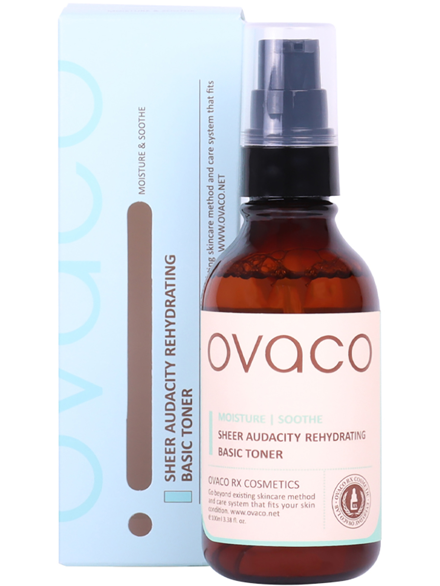 OVACO Тонер для лица увлажняющий Sheer Audacity Rehydrating Basic Toner, 100мл