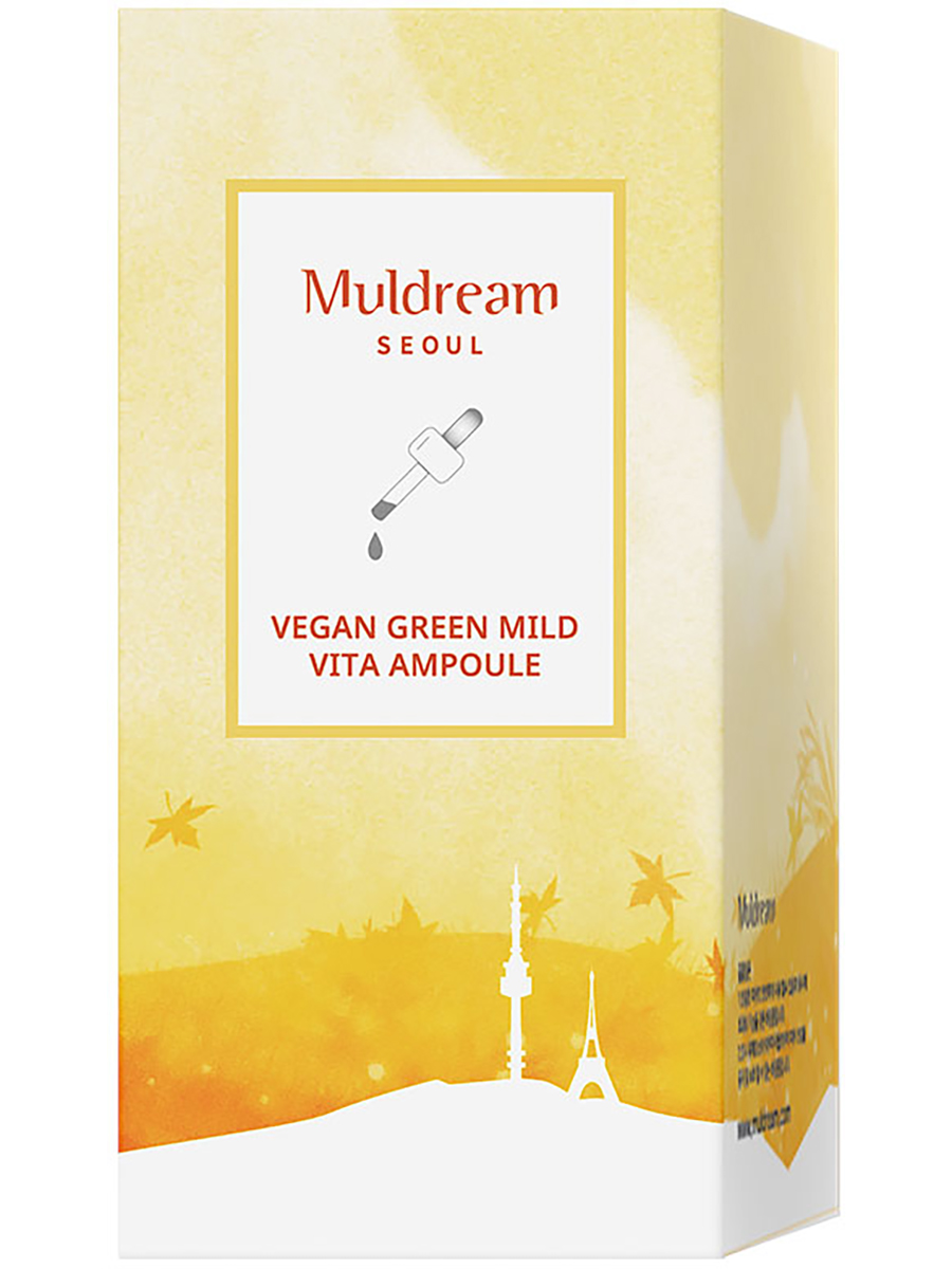 Muldream Интенсивно питающая ампульная сыворотка для лица Vegan Green Mild VITA Ampoule, 55мл