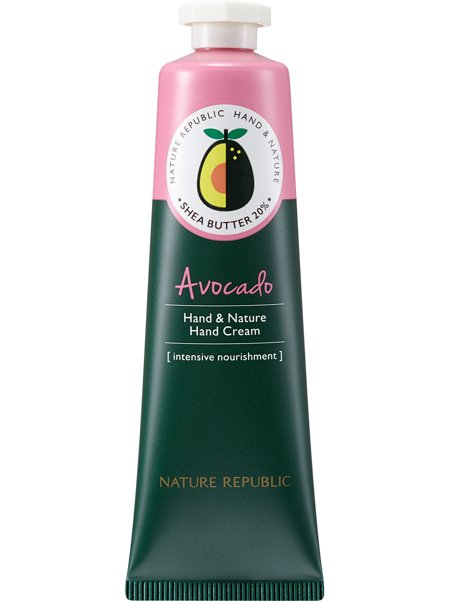 NATURE REPUBLIC Крем для рук с авокадо Hand&Nature Avocado Hand Cream, 30мл