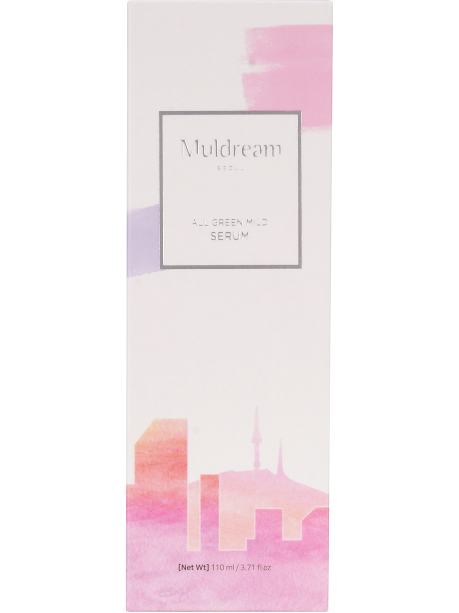 Muldream Концентрированный сывороточный тонер для лица All Green Mild Serum, 110мл