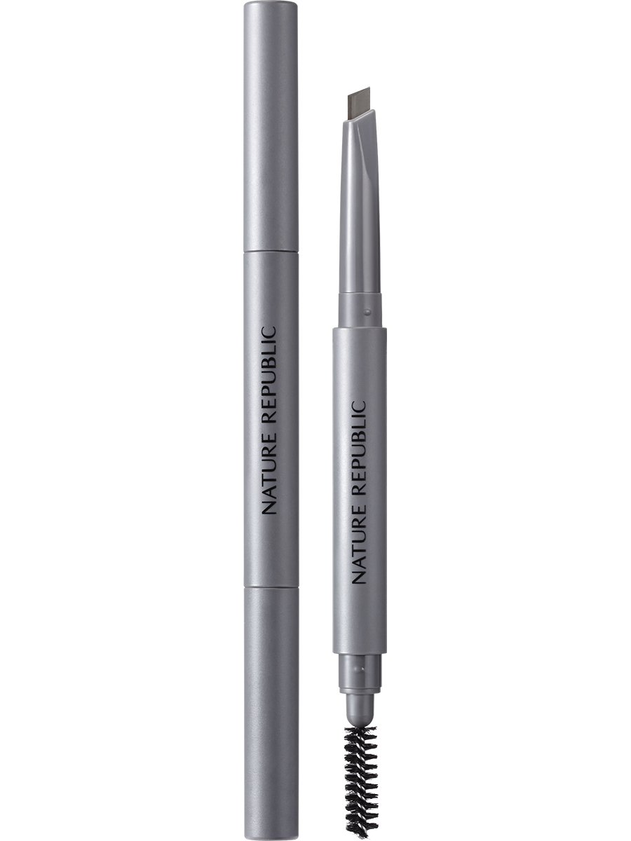 NATURE REPUBLIC Автоматический карандаш для бровей Botanical Auto Eyebrow (04 Moon Gray), 0,3гр
