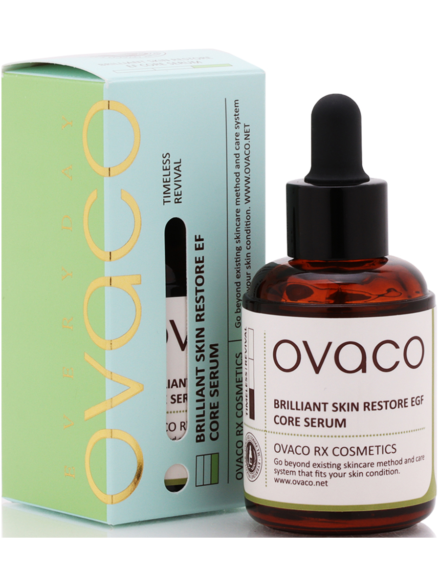 OVACO Сыворотка для лица антивозрастная с пептидами Brilliant Skin restore EF Serum, 50мл