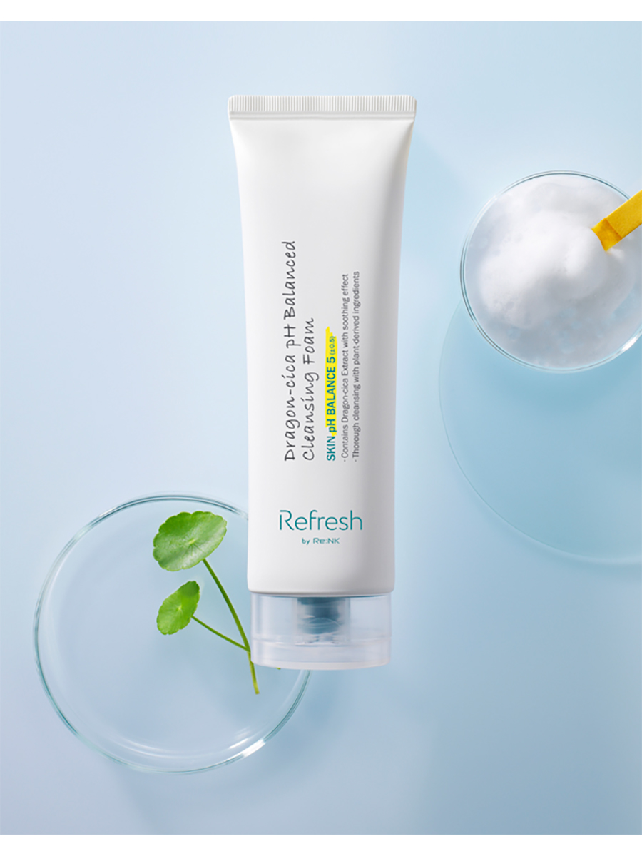 Re:NK Пенка для умывания с экстрактом центеллы азиатской Dragon-Cica Ph Balanced Cleansing, 120мл