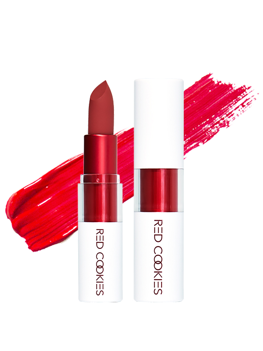 RED COOKIES Губная помада Marshmallow Powder Lipstick (A1 Twenteen Red) 3,5гр