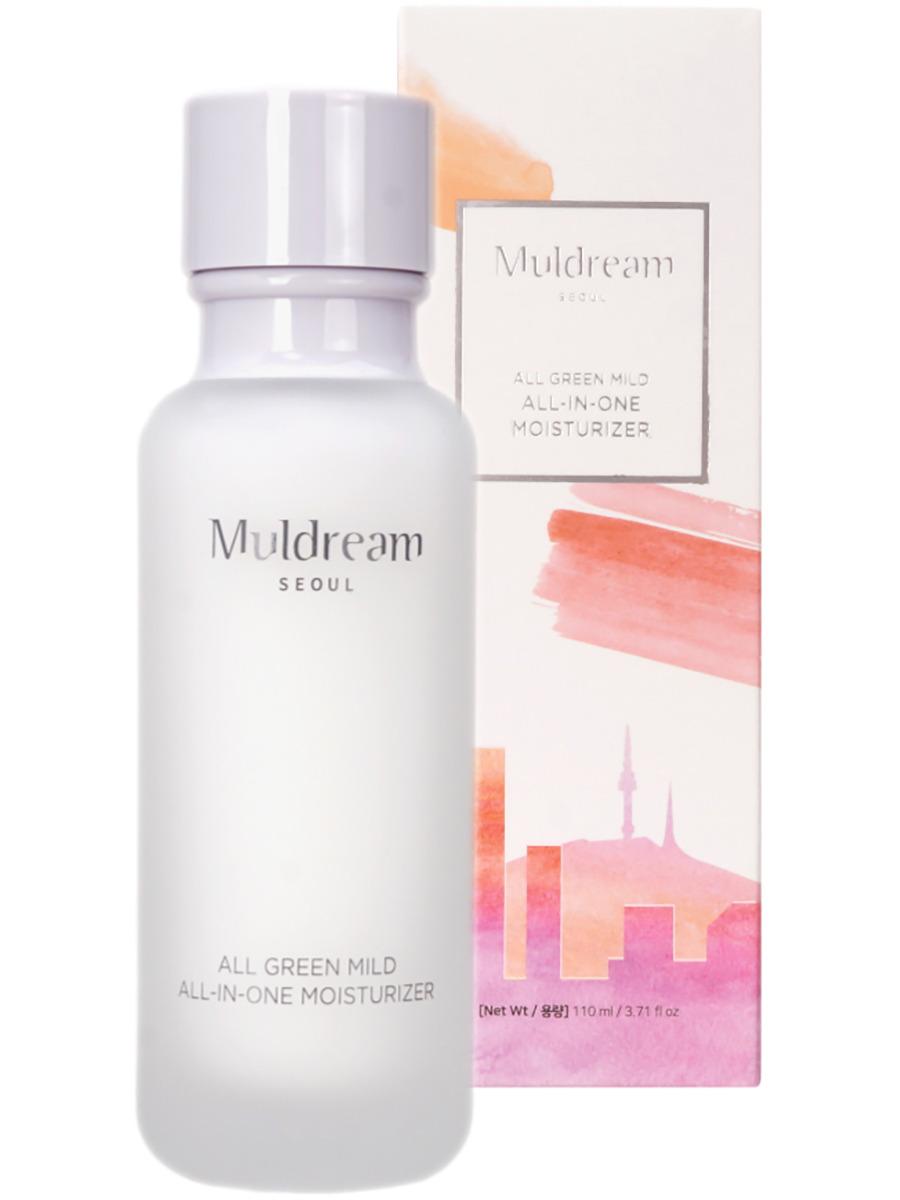 Muldream Увлажняющий лосьон для истощенной кожи All Green Mild All-in-one Moisturizer, 110мл