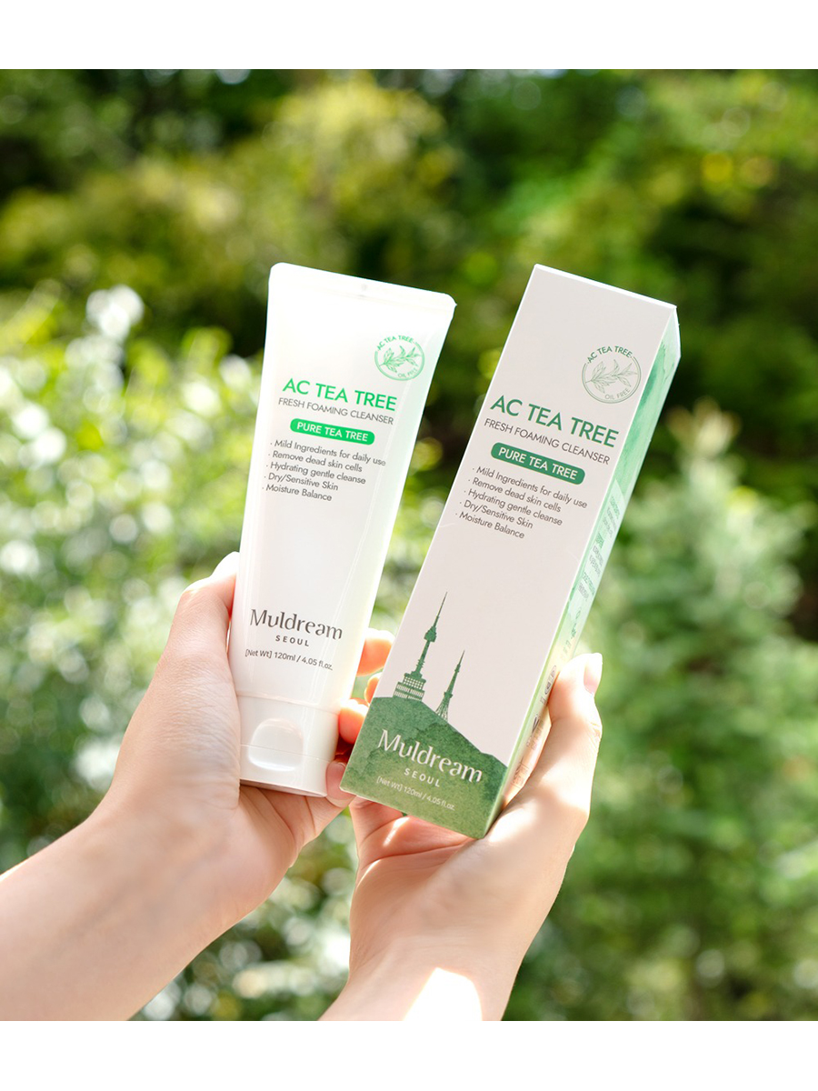 Muldream Пенка для умывания AC Tea Tree Fresh Foaming Cleanser, 120мл