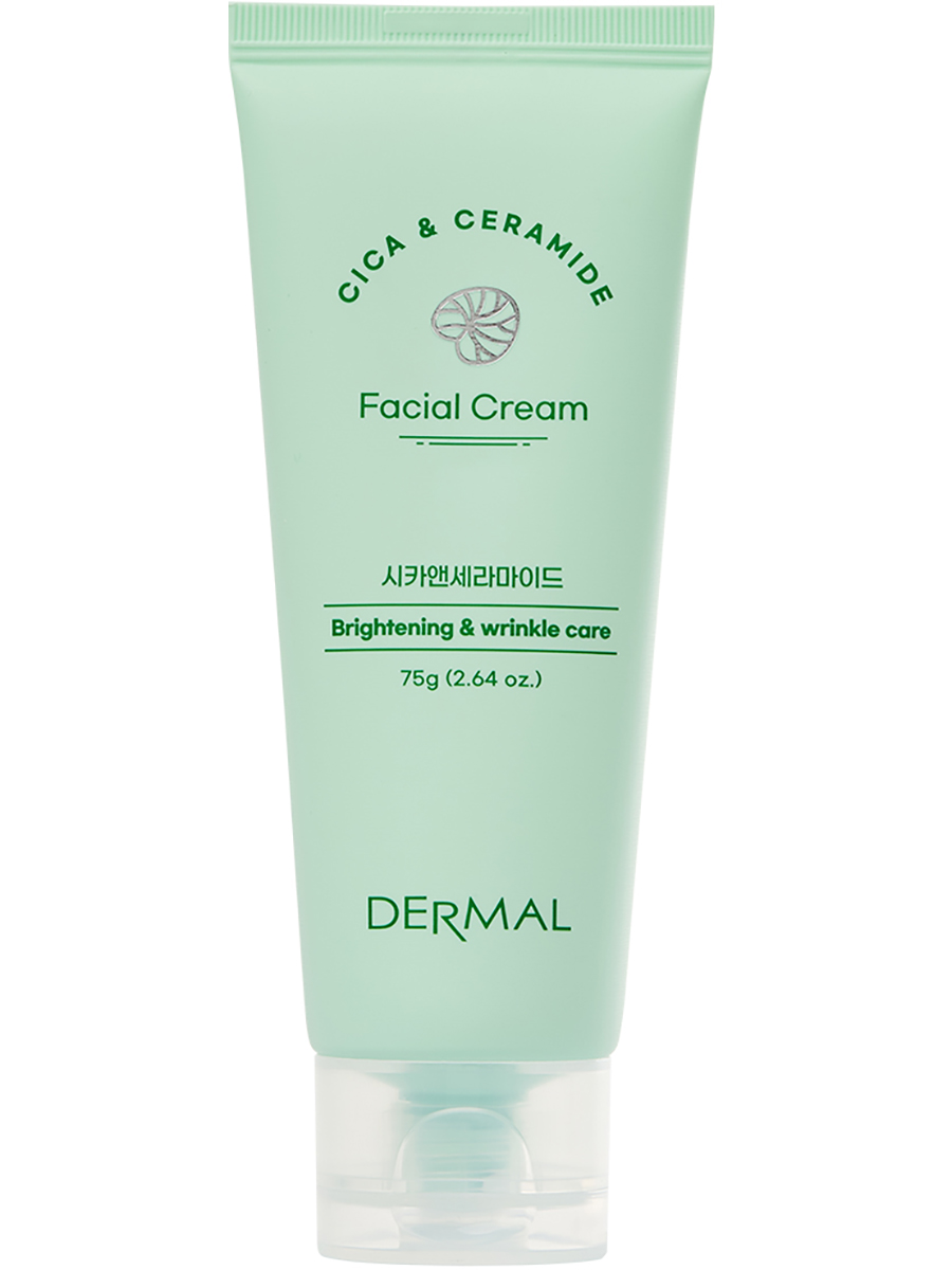 Dermal Крем для лица с центеллой азиатской и керамидами CICA x Mide Facial Cream, 75мл